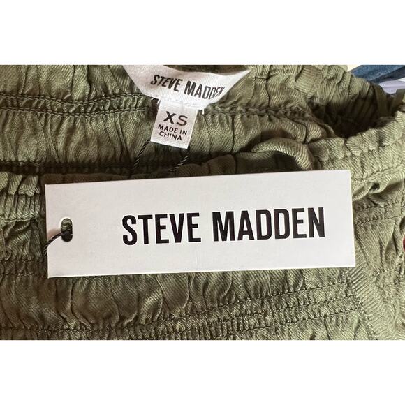 Steve Madden Natural Beauty Jumpsuit Deep Olive XS NWT - Picture 6 of 7